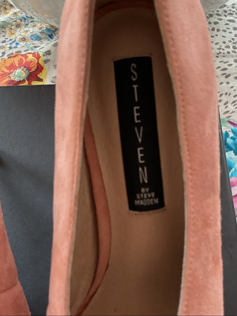 Steven By Steve Madden Aiken Pink Suede Pointed-Toe Heels